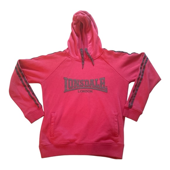 Lonsdale Red Hoodie - Picture 1 of 3